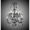 American Brass And Crystal Finisterra 5+5 Light Finisterra Chandelier
