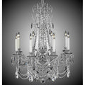 American Brass And Crystal Finisterra 8 Light Finisterra With Draping Chandelier