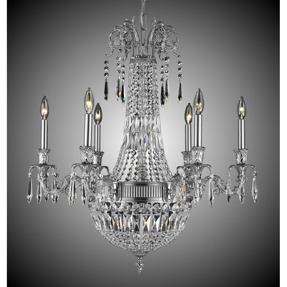 American Brass And Crystal Finisterra 6+ 3 Light Finisterra Chandelier
