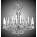 American Brass And Crystal Finisterra 24 Light Extended Finisterra Chandelier