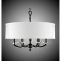 American Brass And Crystal Kensington 24 Inch Kensington Drum Shade Chandelier