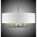 American Brass And Crystal Kensington 32 Inch Kensington Drum Shade Chandelier