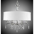 American Brass And Crystal Kaya 24 Inch Kaya Drum Shade Chandelier