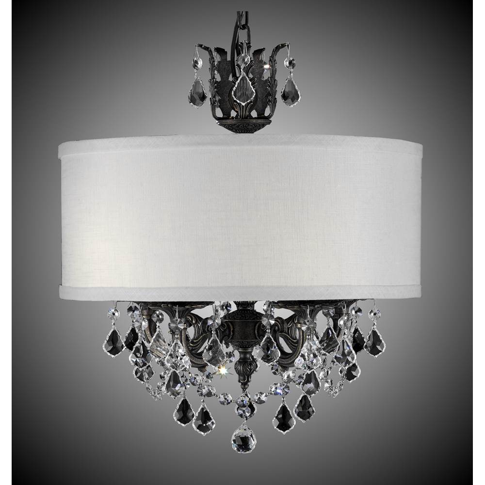 American Brass And Crystal Llydia 5 Light Llydia Chandelier
