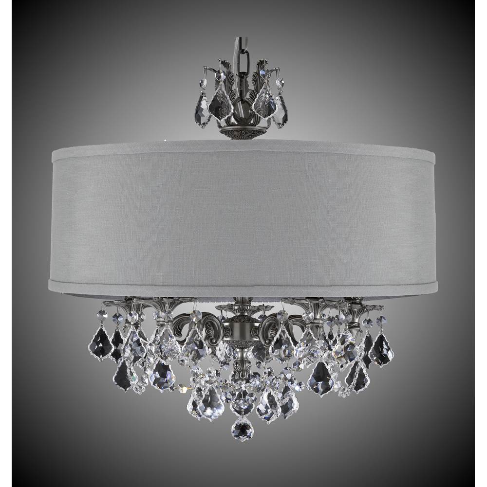 American Brass And Crystal Llydia 5 Light Llydia Chandelier