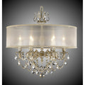 American Brass And Crystal Llydia 6 Light Llydia Chandelier