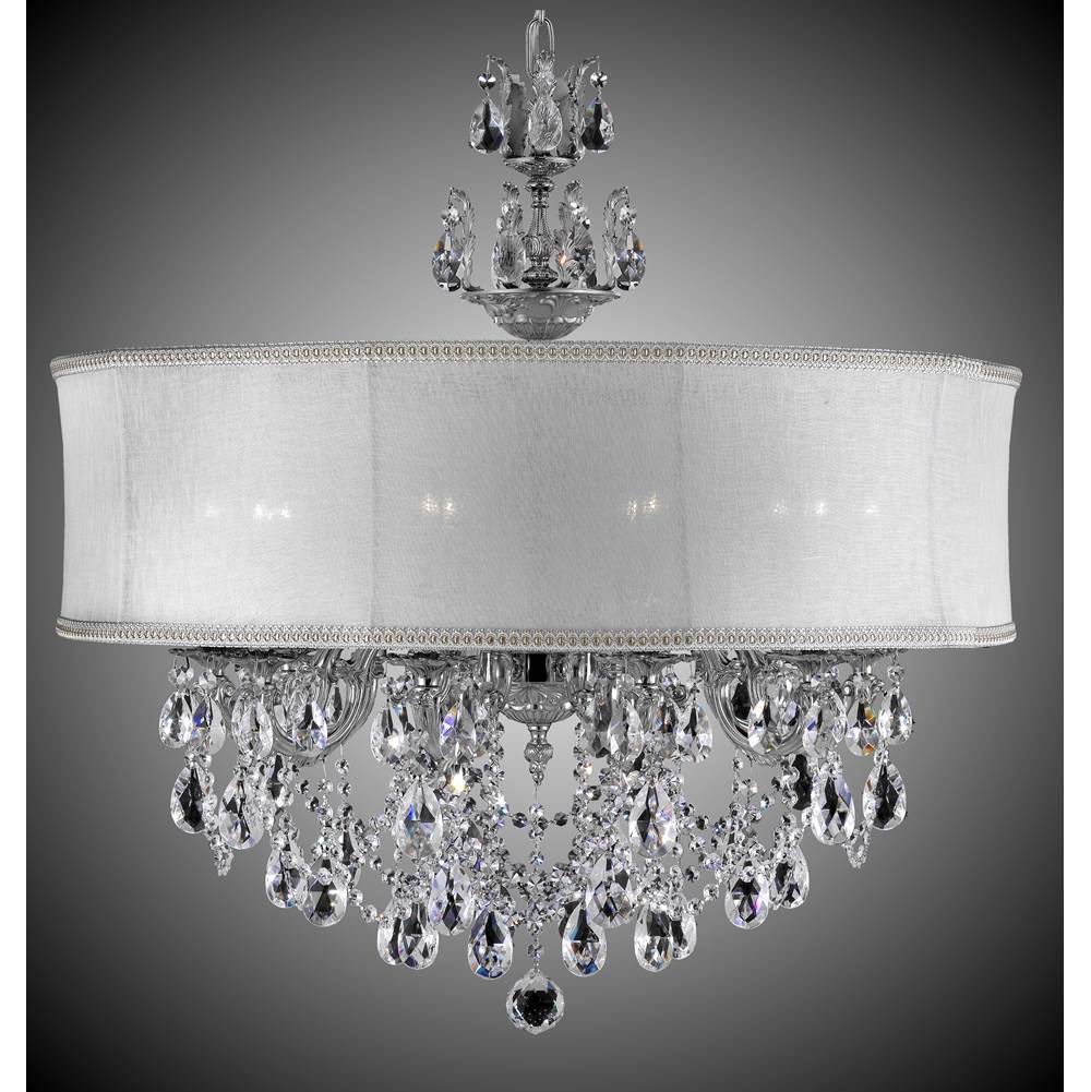 American Brass And Crystal Llydia 10 Light Llydia Chandelier