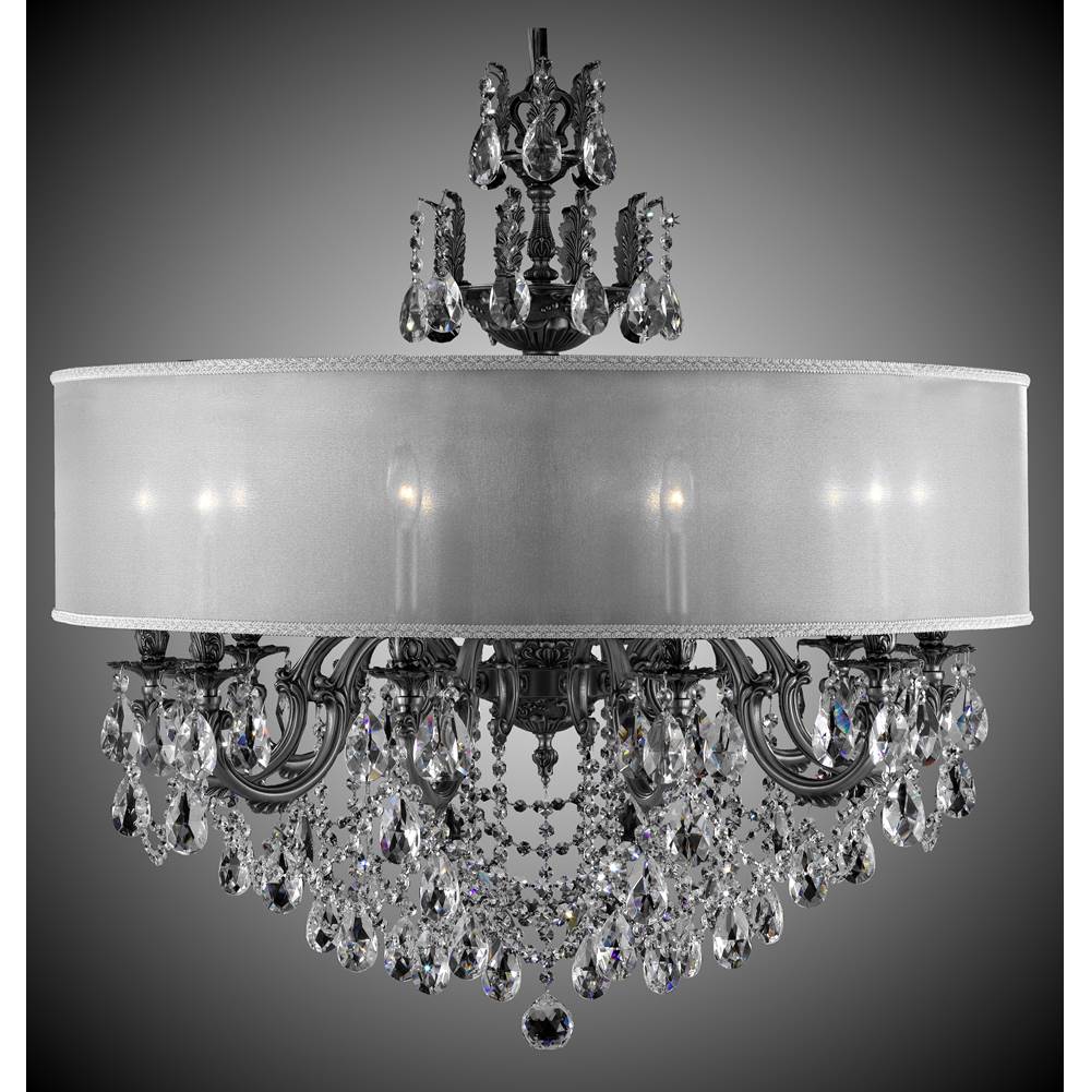 American Brass And Crystal Llydia 10 Light Llydia Chandelier