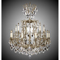 American Brass And Crystal Parisian 10+5 Light Parisian Chandelier