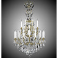 American Brass And Crystal Parisian 8+16 Light Parisian Chandelier