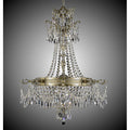 American Brass And Crystal Valencia 8 Light Valencia Chandelier