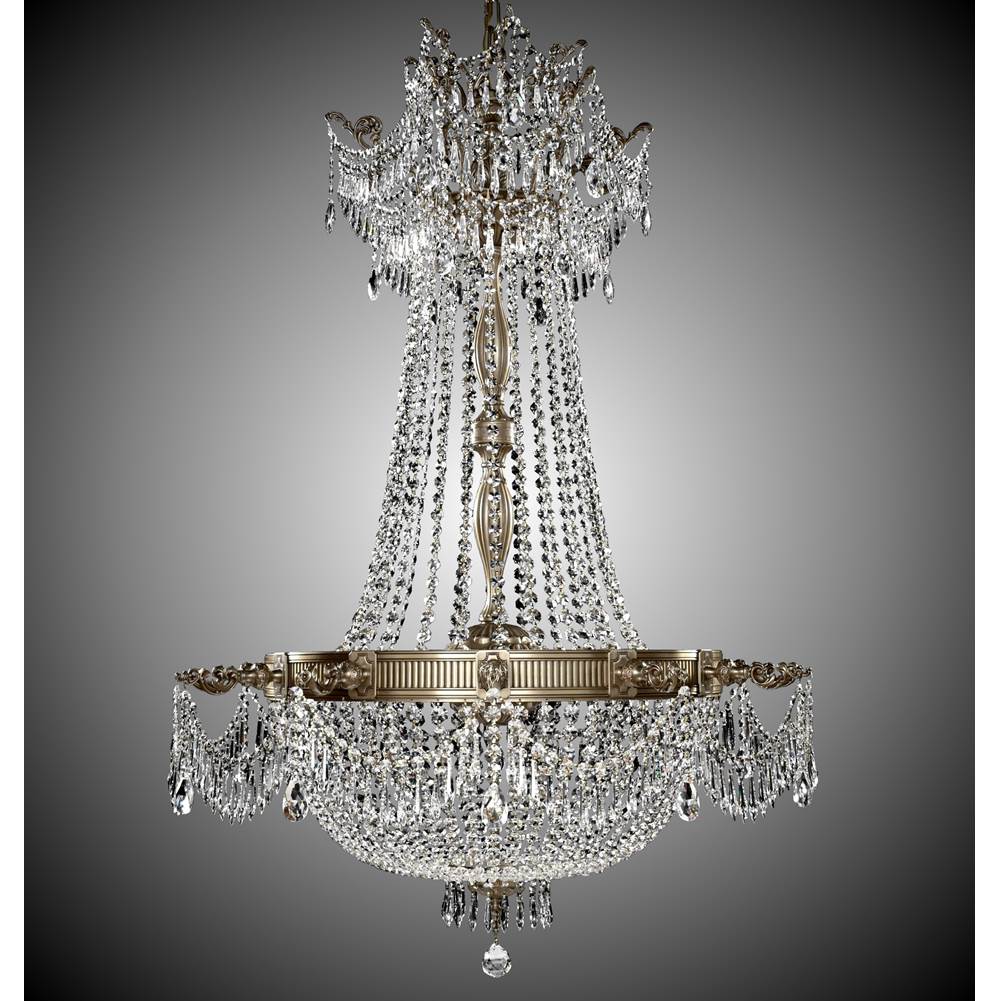 American Brass And Crystal Valencia 12 Light Valencia Chandelier