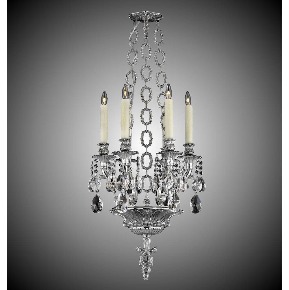 American Brass And Crystal Blairsden 6 Light Blairsden Chandelier
