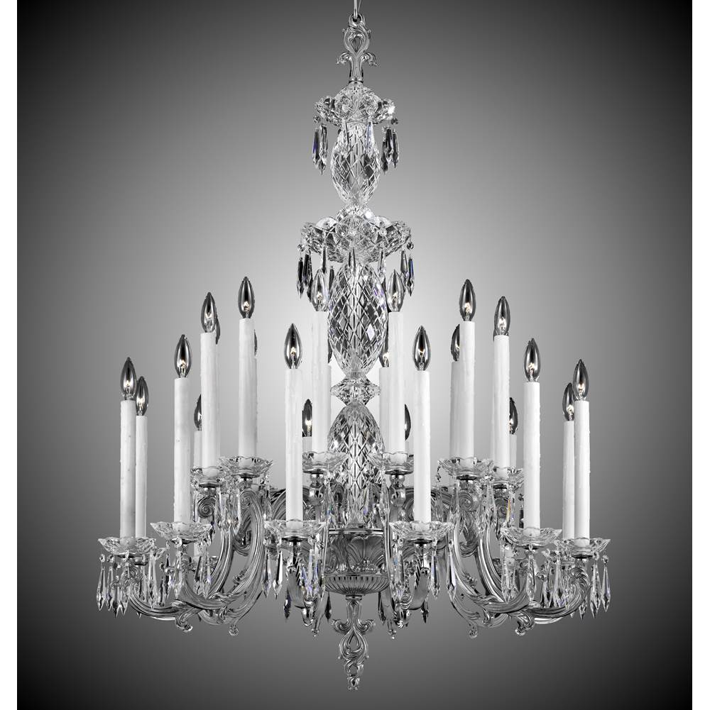 American Brass And Crystal Blairsden 12+12 Light Blairsden Chandelier