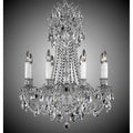 American Brass And Crystal Biella 8 Light Biella Chandelier