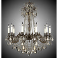 American Brass And Crystal Biella 10 Light Biella Chandelier