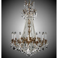 American Brass And Crystal Biella 16 Light Biella Chandelier