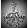 American Brass And Crystal Elise 32 Light Elise Chandelier