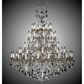 American Brass And Crystal Elise 60 Light Elise Chandelier
