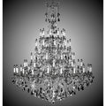 American Brass And Crystal Elise 60 Light Elise Chandelier