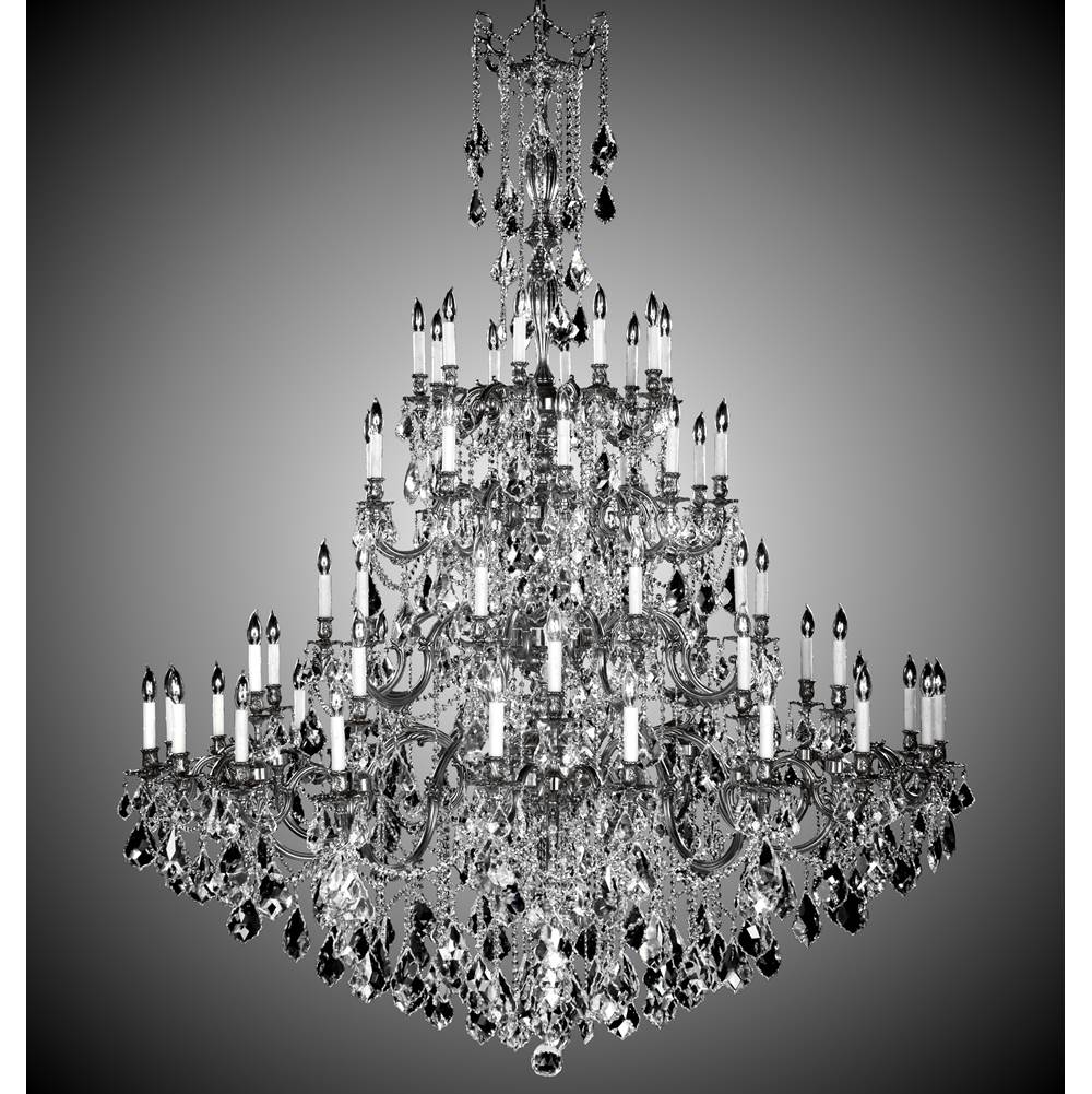 American Brass And Crystal Elise 60 Light Elise Chandelier