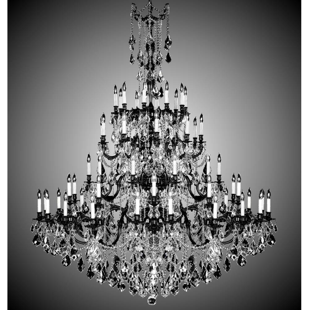 American Brass And Crystal Elise 60 Light Elise Chandelier