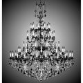 American Brass And Crystal Elise 60 Light Elise Chandelier