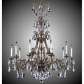 American Brass And Crystal Chateau 10 Light Chateau Chandelier