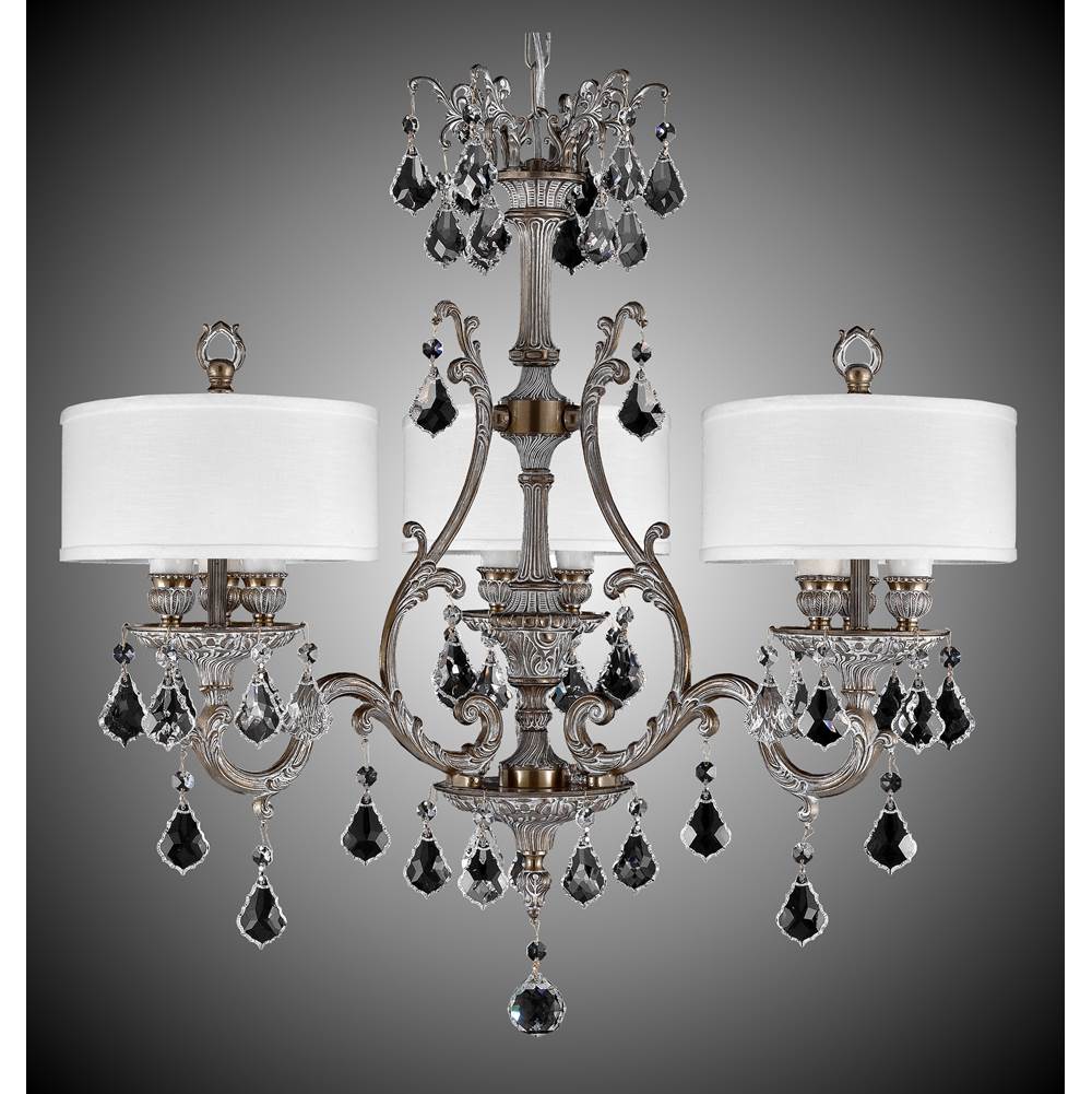 American Brass And Crystal Chateau 9 Light Chateau Chandelier
