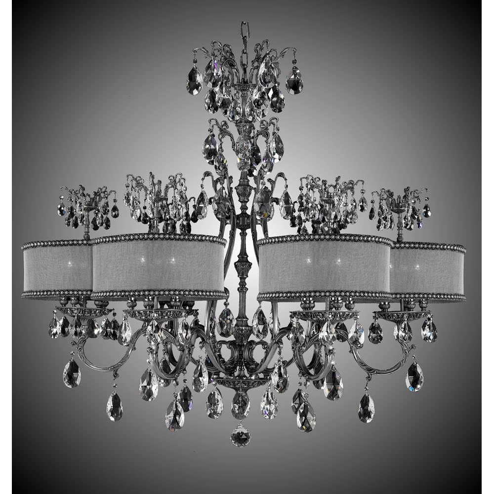 American Brass And Crystal Chateau 30 Light Chateau Chandelier
