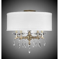 American Brass And Crystal Kaya 19 Inch Kaya Drum Flush Mount