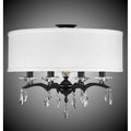 American Brass And Crystal Kaya 28 Inch Kaya Drum Flush Mount
