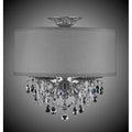 American Brass And Crystal Llydia 5 Light Llydia Semi Flush