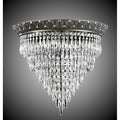 American Brass And Crystal Corinthian 22'' L.e.d Corinthian Spire Flush Mount