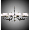 American Brass And Crystal Kensington 20 Light Kensington Drum Shade Island Light
