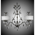American Brass And Crystal Chateau 10 Light Chateau Island Light