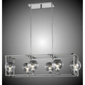 American Brass And Crystal Magro 6 Light Magro Globe Island Light