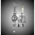 American Brass And Crystal Finisterra 1 Light Finisterra Torch Wall Sconce