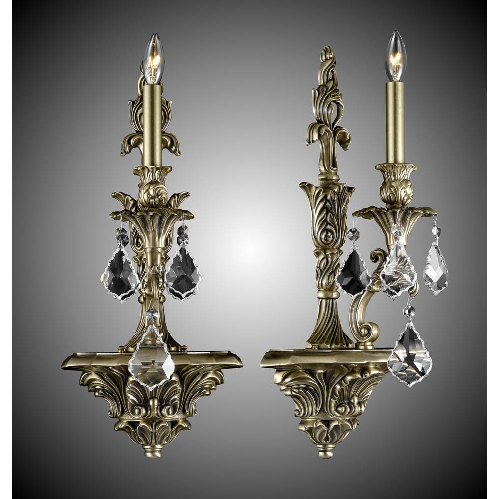 American Brass And Crystal Blairsden 1 Light Blairsden Wall Sconce