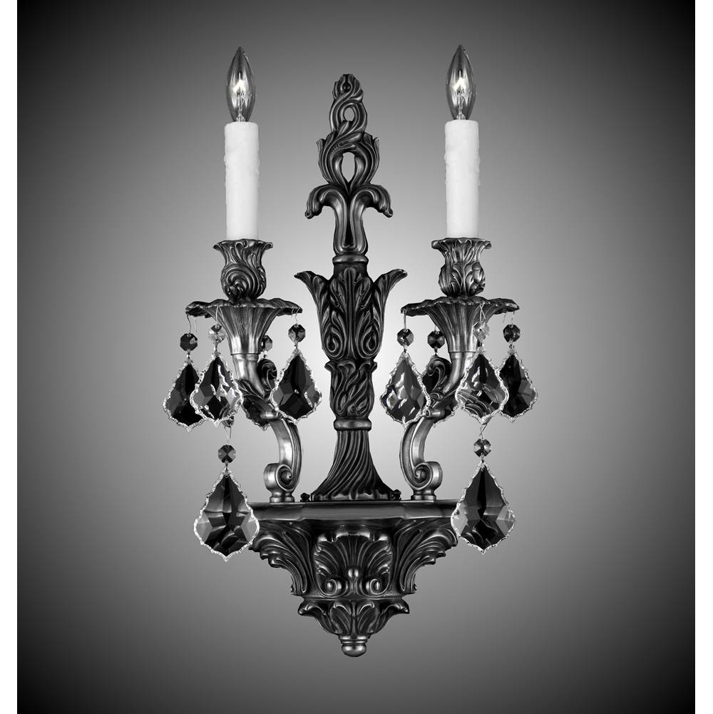 American Brass And Crystal Blairsden 2 Light Blairsden Wall Sconce