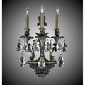 American Brass And Crystal Blairsden 3 Light Blairsden Wall Sconce