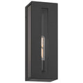 Access Lighting 19972MG-BL/CLR Black 1 Light Outdoor Wall Mount Image 1