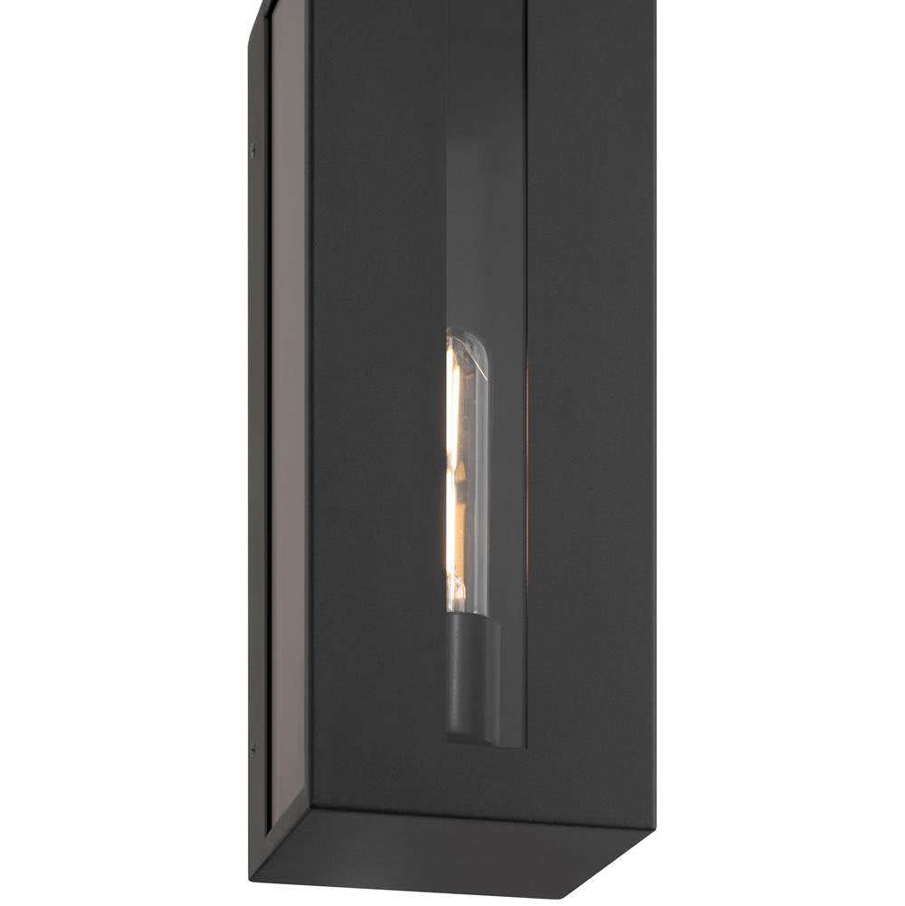 Access Lighting 19972MG-BL/CLR Black 1 Light Outdoor Wall Mount Image 4