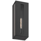 Access Lighting 19972MG-BL/CLR Black 1 Light Outdoor Wall Mount Image 3