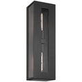 Access Lighting 19973MG-BL/CLR Black 2 Light Outdoor Wall Mount Image 1