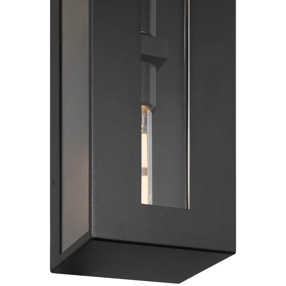 Access Lighting 19973MG-BL/CLR Black 2 Light Outdoor Wall Mount Image 3