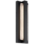 Access Lighting 19996LEDMG-BL/TEX Black Led Outdoor Wall Mount Image 1