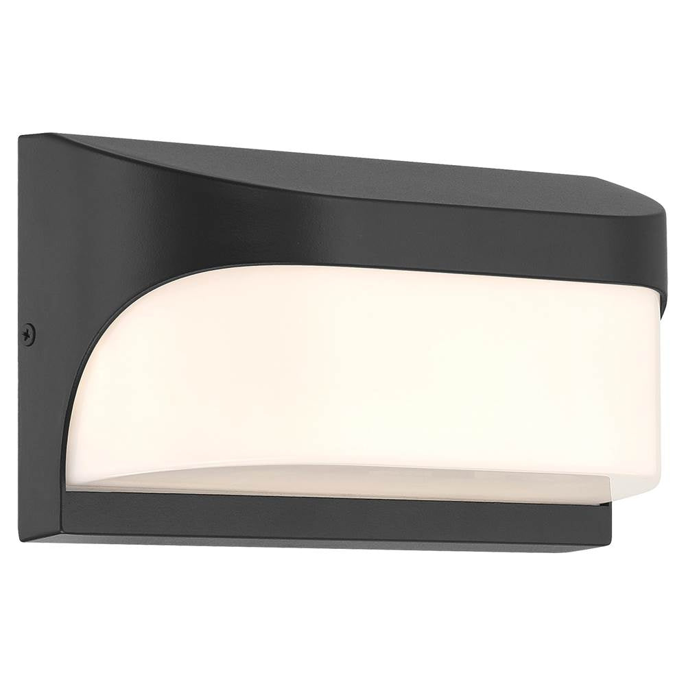 Access Lighting 20021LEDDMG-BL/ACR Black Laguna Outdoor Led Wall Mount Image 1