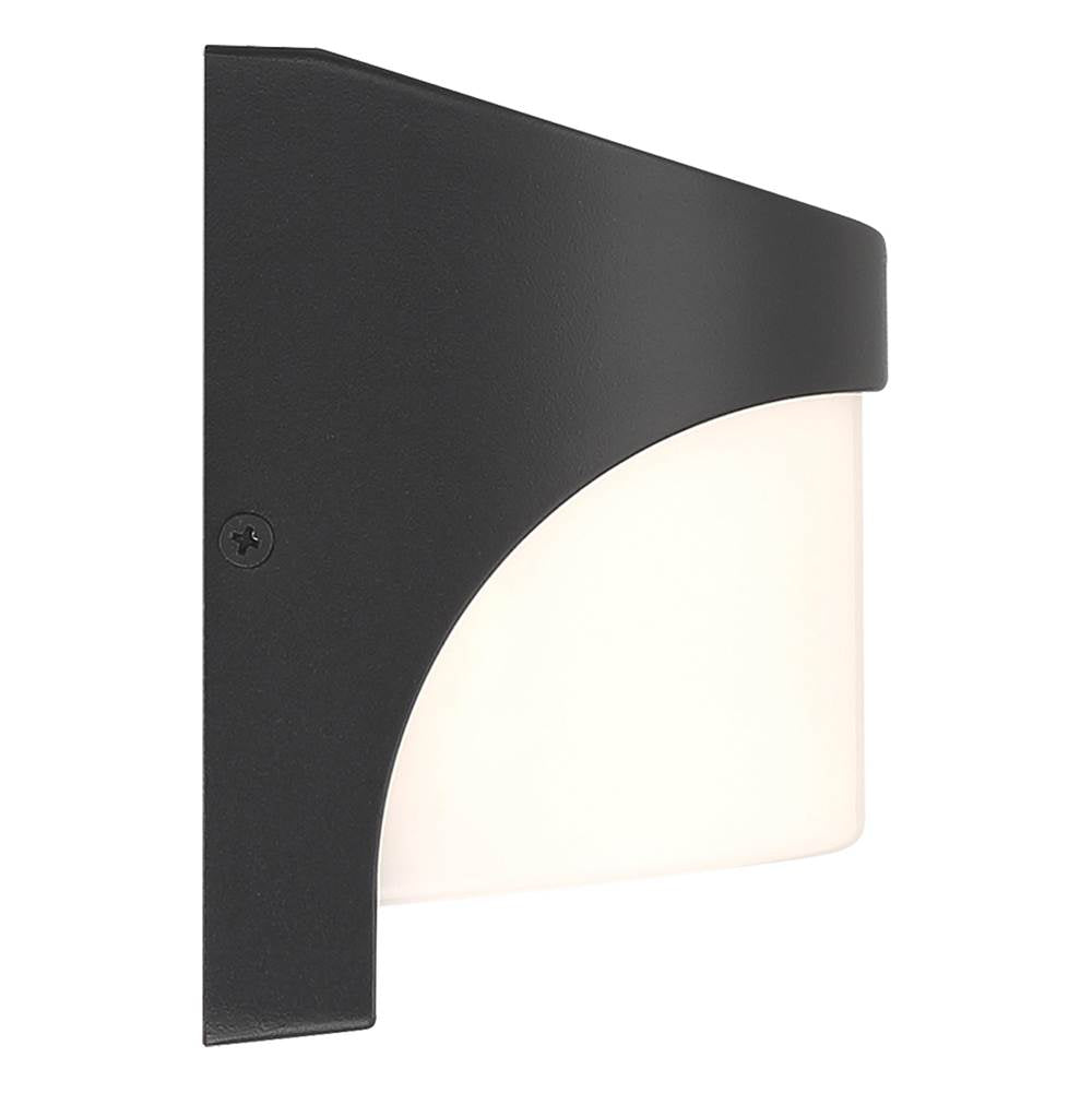 Access Lighting 20021LEDDMG-BL/ACR Black Laguna Outdoor Led Wall Mount Image 5