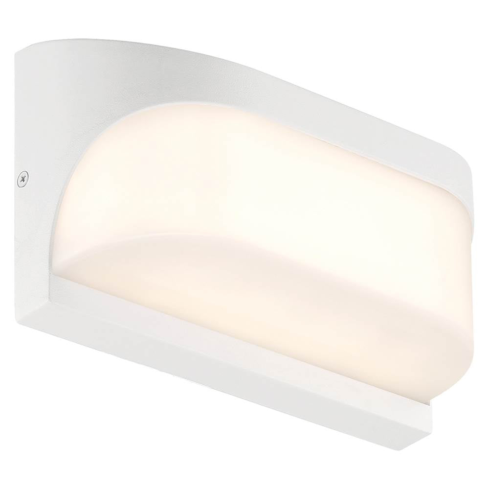Access Lighting 20021LEDDMG-WH/ACR White Laguna Outdoor Led Wall Mount Image 6
